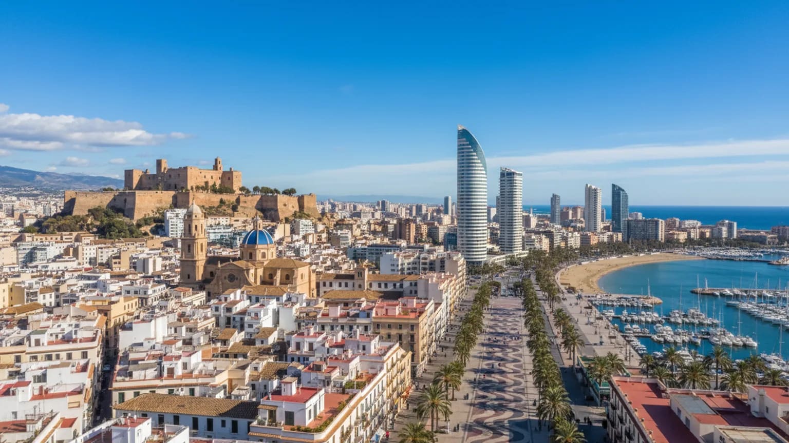 Vue panoramique de Alicante