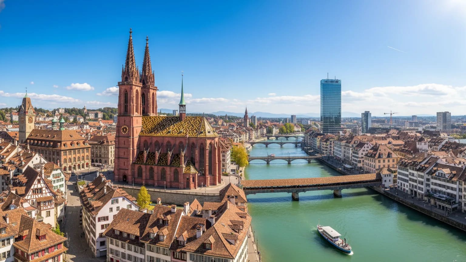Vue panoramique de Basel