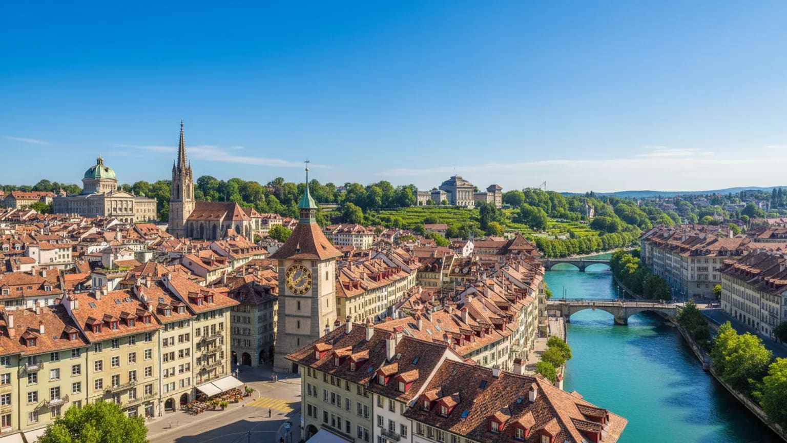 Vue panoramique de Bern