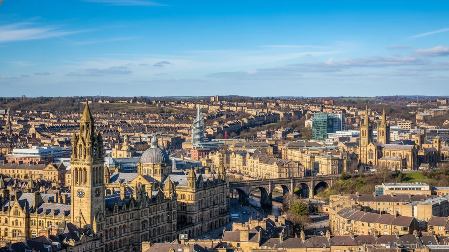 Vue panoramique de Bradford