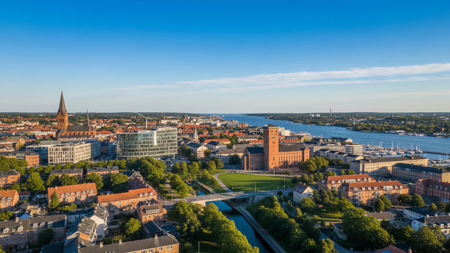 Vue panoramique de Horsens
