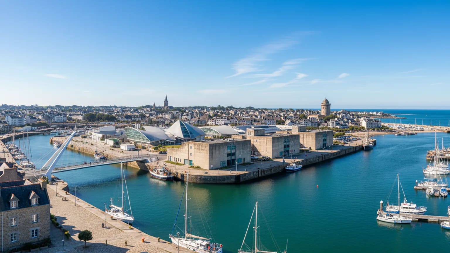 Vue panoramique de Lorient