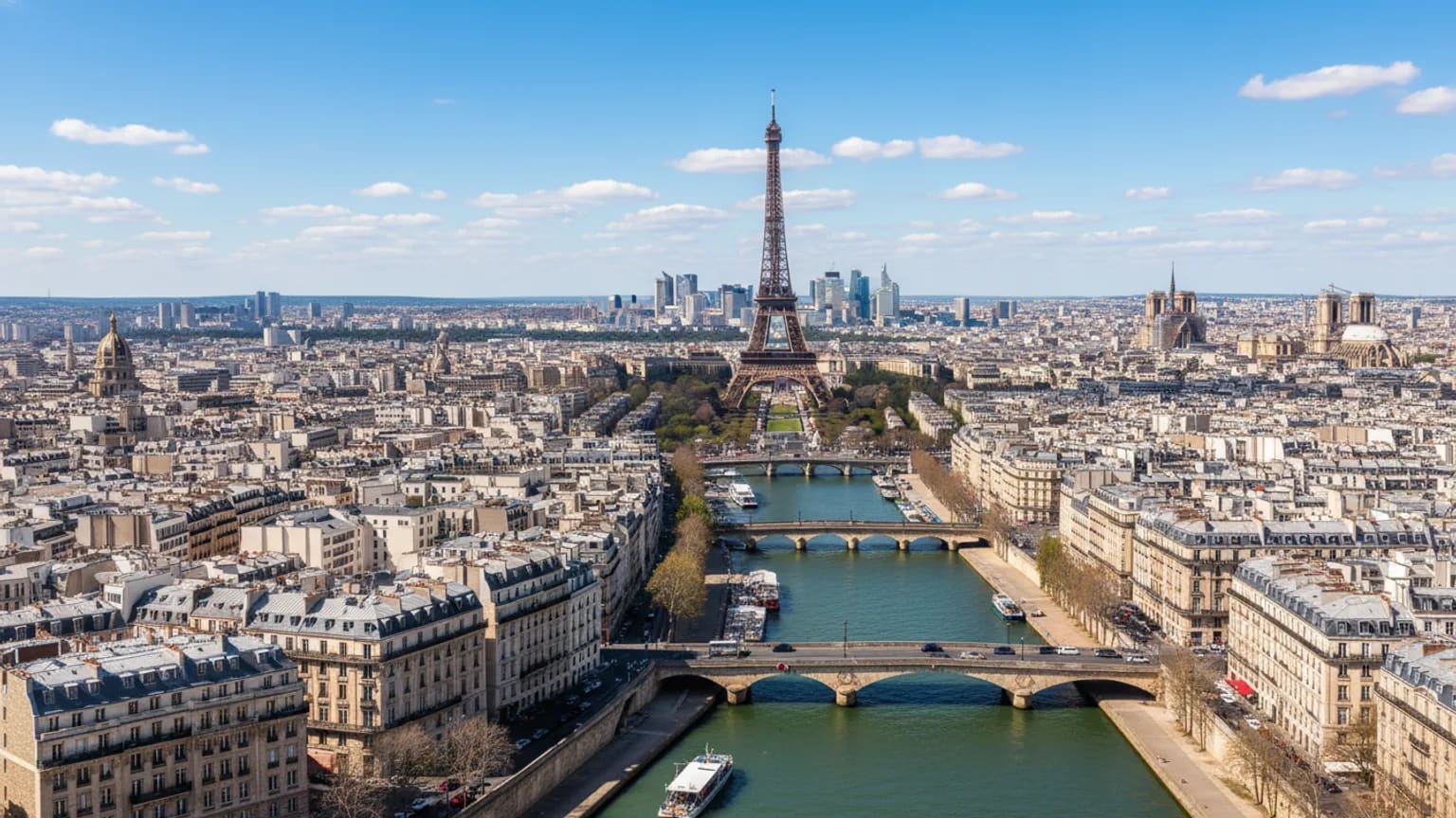 Vue panoramique de Paris