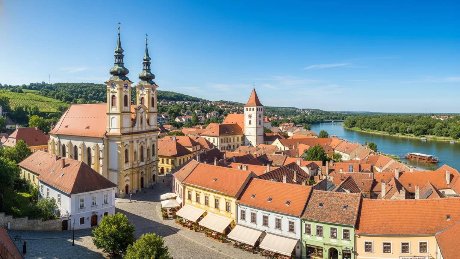 Vue panoramique de Szentendre