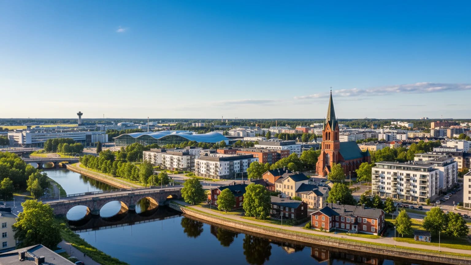 Vue panoramique de Vantaa